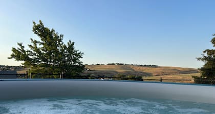 NEW! 2 KINGS! Hot Tub! Access to Full Gym!Espresso! Fully Fenced Yard!