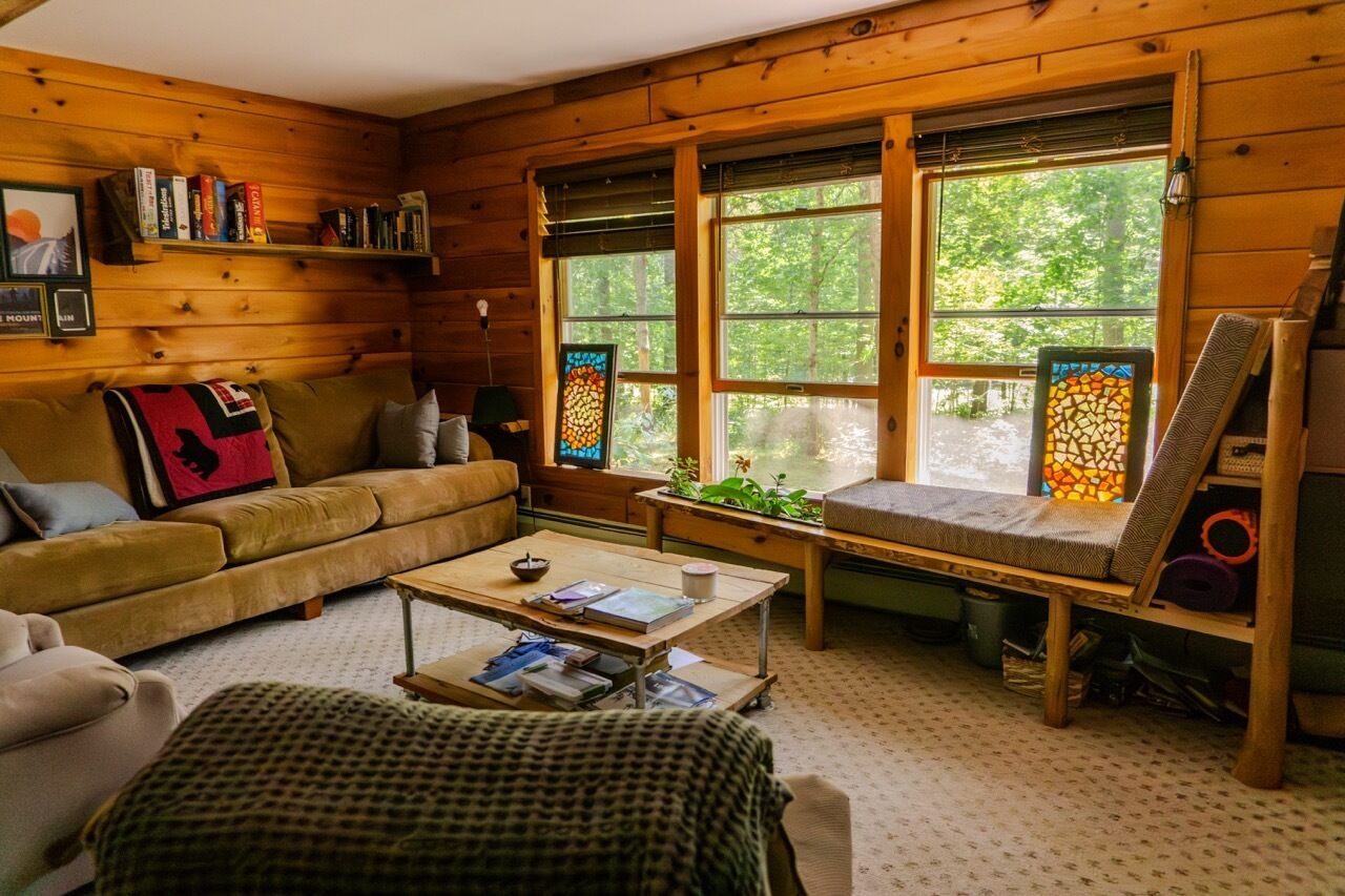 4-Bed Shared Dormitory with Shared Bathroom and Kitchen, Park View, Mountainside | Área de estar