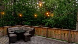 4-Bed Shared Dormitory with Shared Bathroom and Kitchen, Park View, Mountainside | Terrace/patio - Upscale Hostel by Lake George & Gore Mtn (Wevertown)