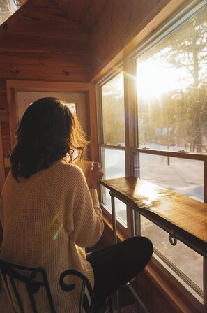 Terrace/patio - Upscale Hostel by Lake George & Gore Mtn (Wevertown)