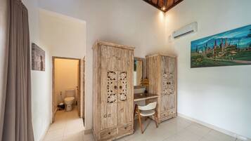 2 habitaciones, caja de seguridad en la habitación y cortinas blackout