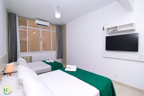 Blackout curtains, iron/ironing board, free WiFi
