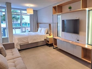 1 bedroom, iron/ironing board, Internet, bed sheets