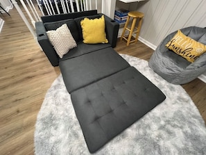 TV connectée, cheminée
