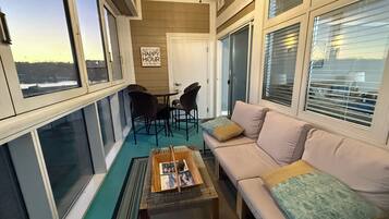 TV connectée, cheminée