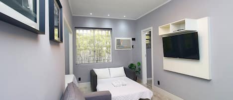 Blackout drapes, iron/ironing board, free WiFi