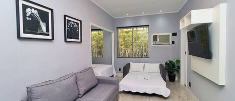 Blackout drapes, iron/ironing board, free WiFi