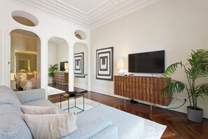 1 Schlafzimmer, Zimmersafe, Bügeleisen/Bügelbrett, Reisekinderbett