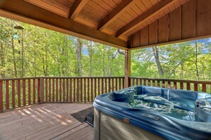 Baignoire à remous extérieure