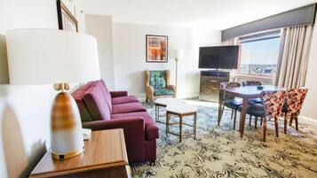 TV, DVD player, stereo