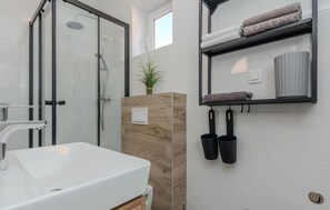 Shower, hair dryer