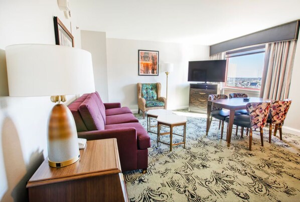 TV, DVD player, stereo