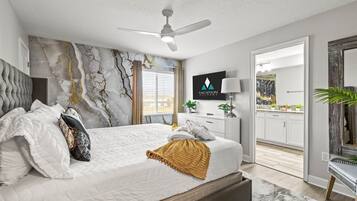 5 chambres, fer et planche à repasser, lit parapluie, Wi-Fi gratuit