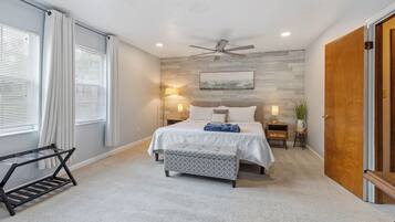 2 bedrooms, desk, iron/ironing board, free WiFi