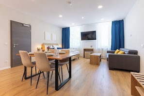 Studio | 1 bedroom, desk, laptop workspace, blackout drapes