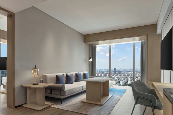 AC Modern Suite | In-room safe, desk, laptop workspace, iron/ironing board - AC Hotel by Marriott Suzhou Industrial Park (Suzhou)