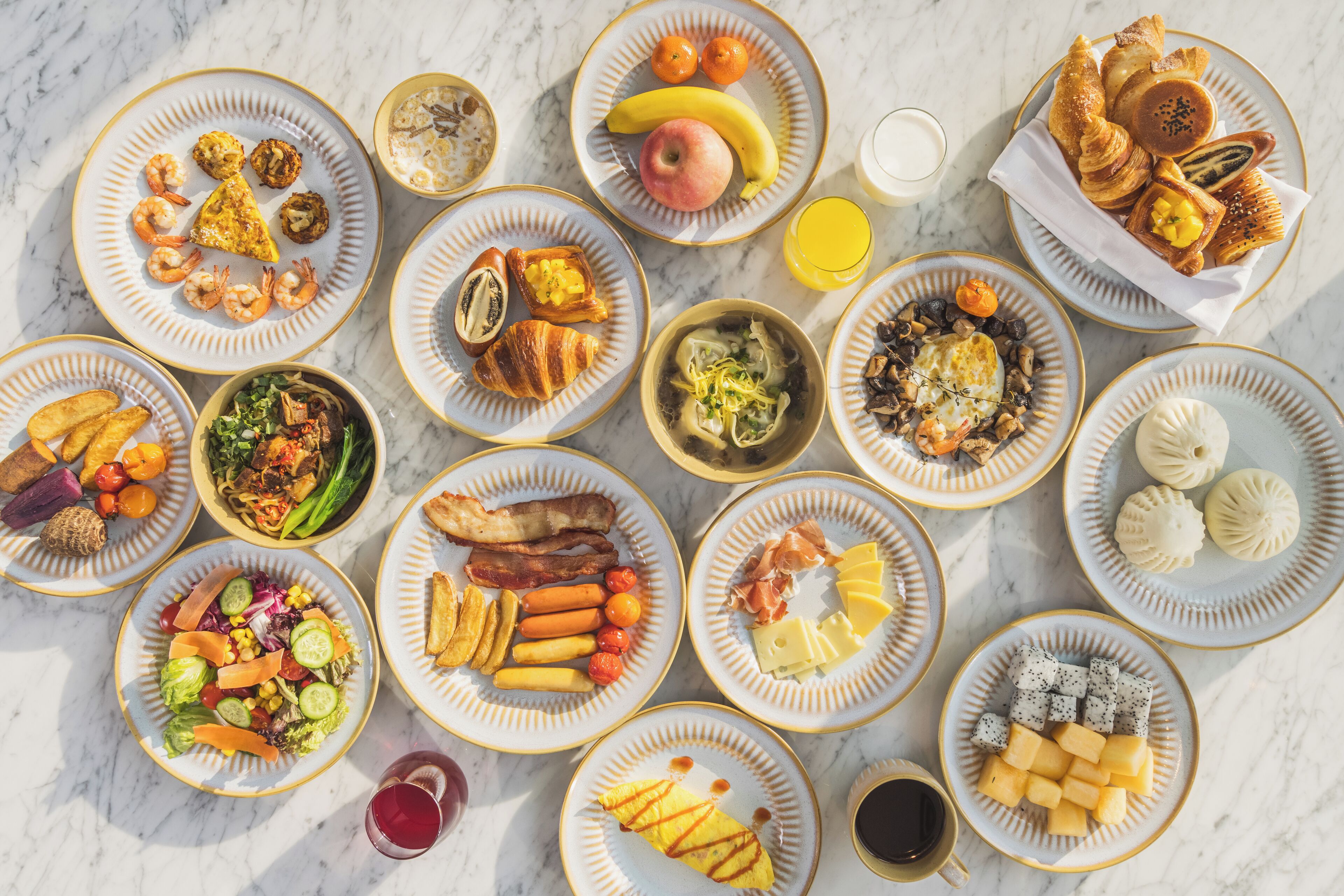 Daily self-serve breakfast for a fee