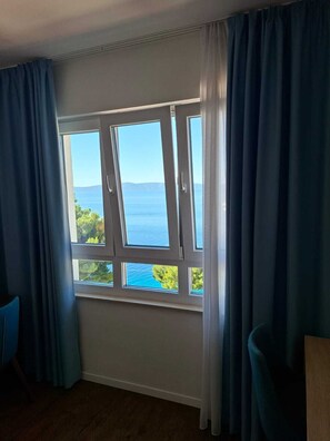 Habitación económica doble, vistas al mar | Vistas al mar