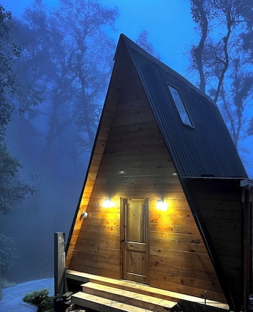 Exterior. High garden alpine cabin, on Santiago Sacatepequez Guatemala