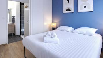 3 chambres, bureau, accès Internet, draps fournis