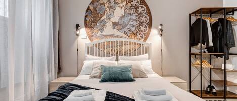 3 soverom, strykejern/-brett, wi-fi og sengetøy