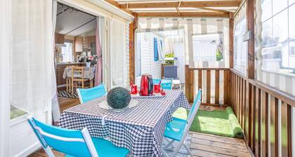 Mobile Home 'Au Calme - Shared Pool' with Shared Pool and Private Terrace