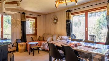 Télévision, cheminée