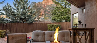 Experience luxury at the Sedona Chapel Hill Chalet, with stunning Red Rock views!