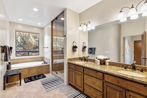 Shower, towels