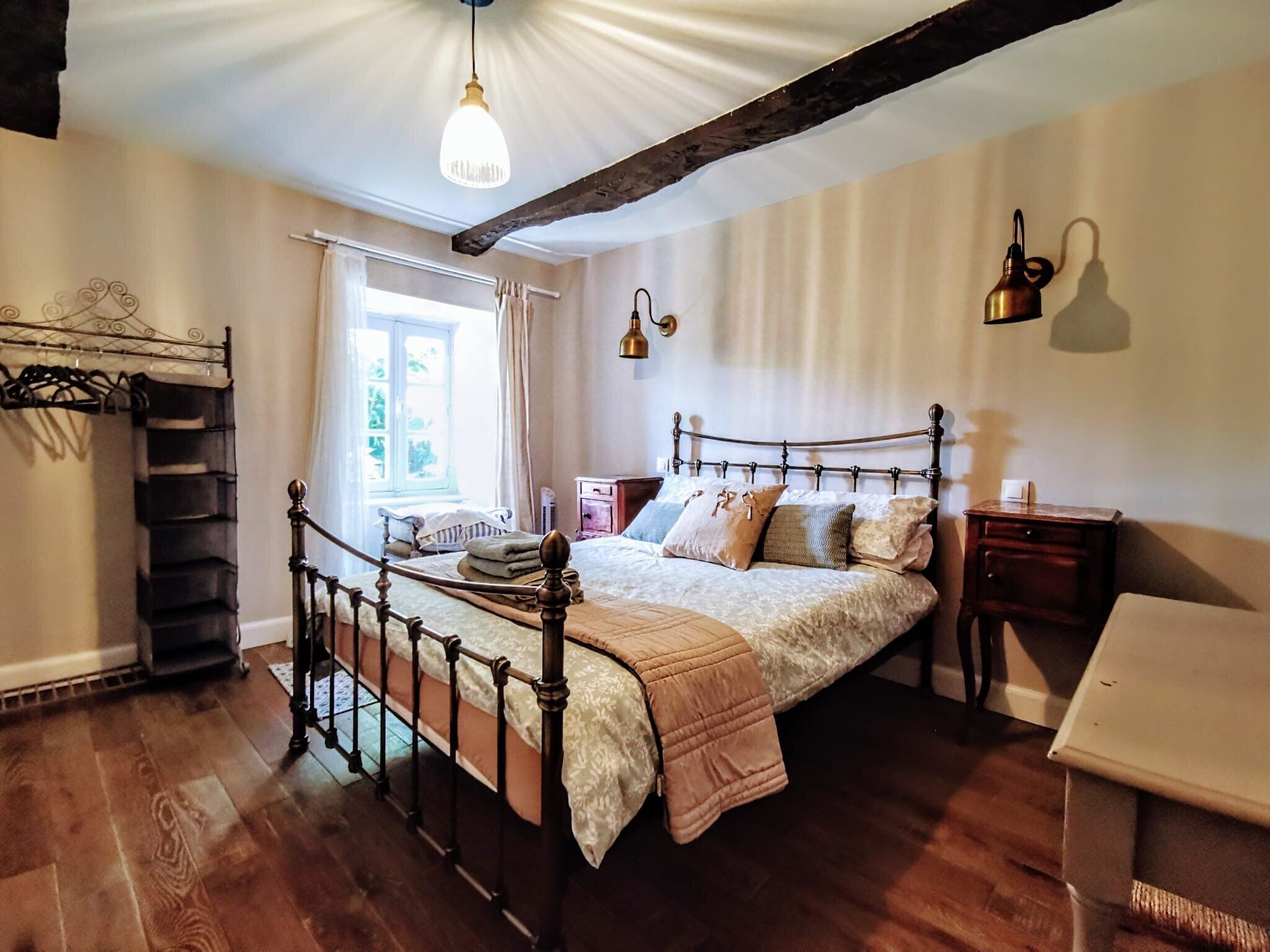 2 bedrooms, iron/ironing board, travel crib, WiFi