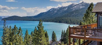A Panoramic Lake Tahoe Retreat: 3-bedroom cabin with AC in fabulous Meeks Bay