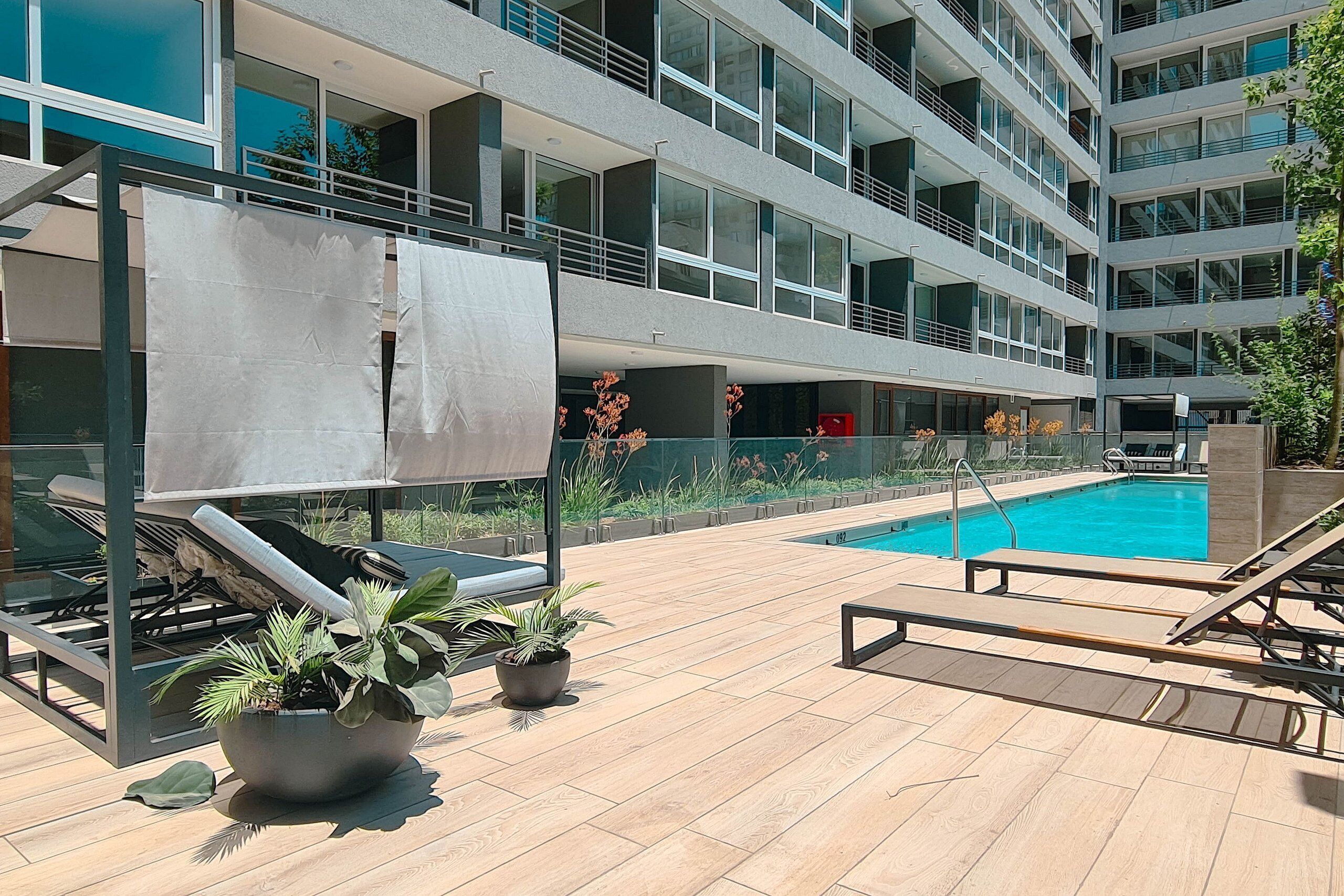 Seasonal outdoor pool