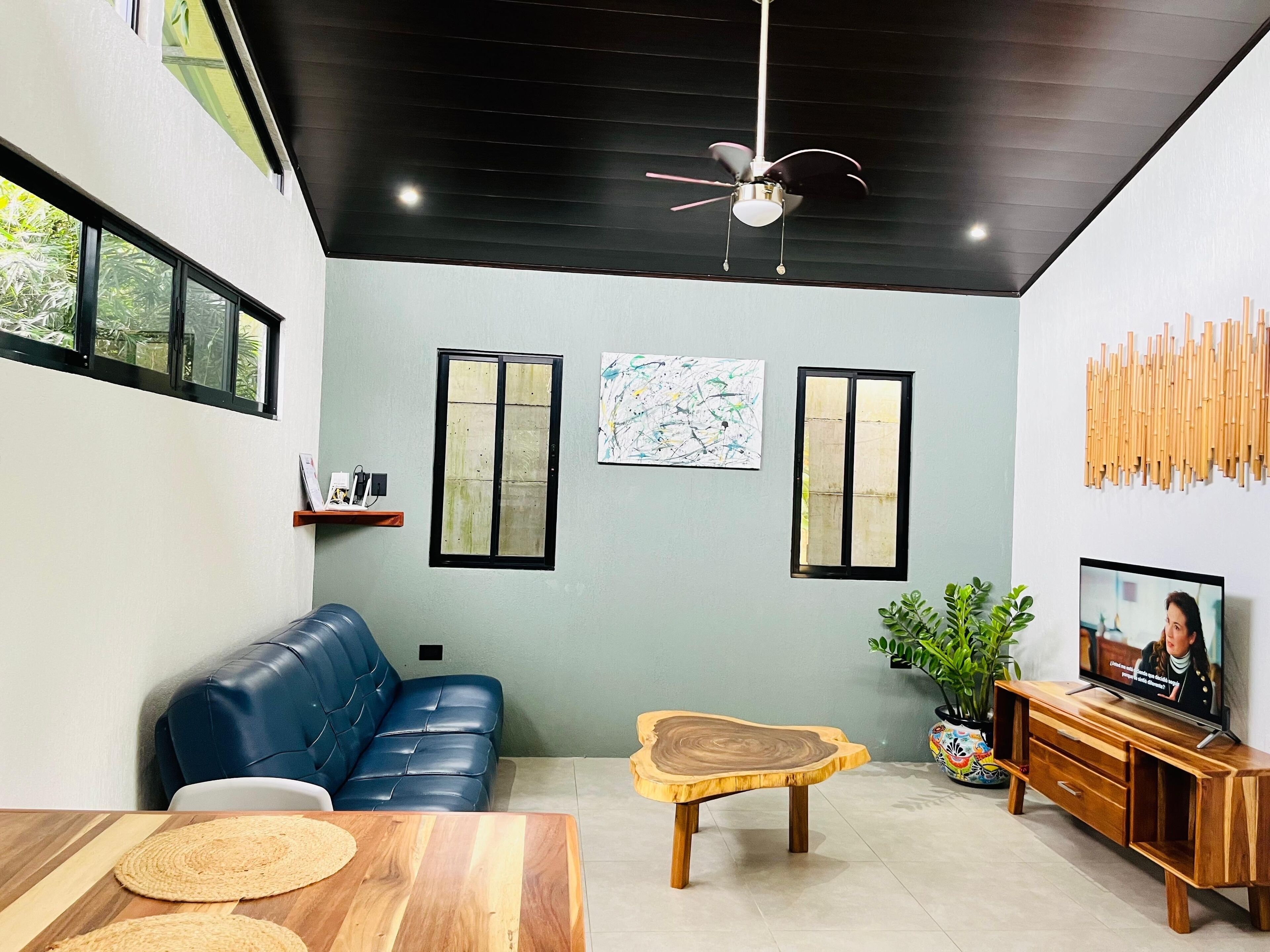 Smart TV, reproductor de DVD, futbolito y tenis de mesa 