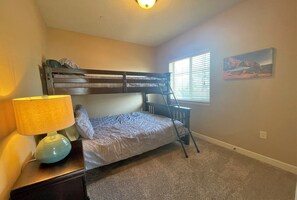 3 bedrooms, iron/ironing board, travel crib, WiFi