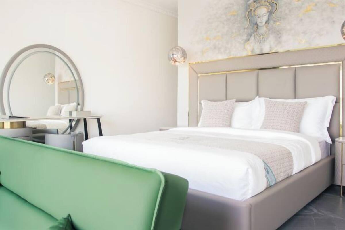 1 chambre, literie de qualité supérieure, matelas mémoire de forme