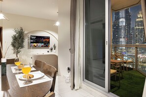 Dining - Stunning 2Bedroom apartment with Iconic Burj & Fountain view (Dubai)