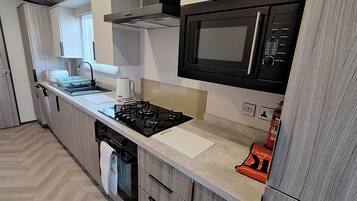 KĂŒhlschrank, Mikrowelle, Ofen, Herdplatte