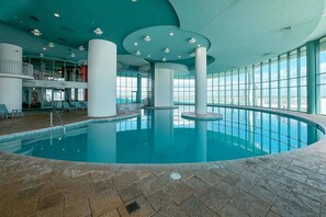 Indoor pool, a heated pool