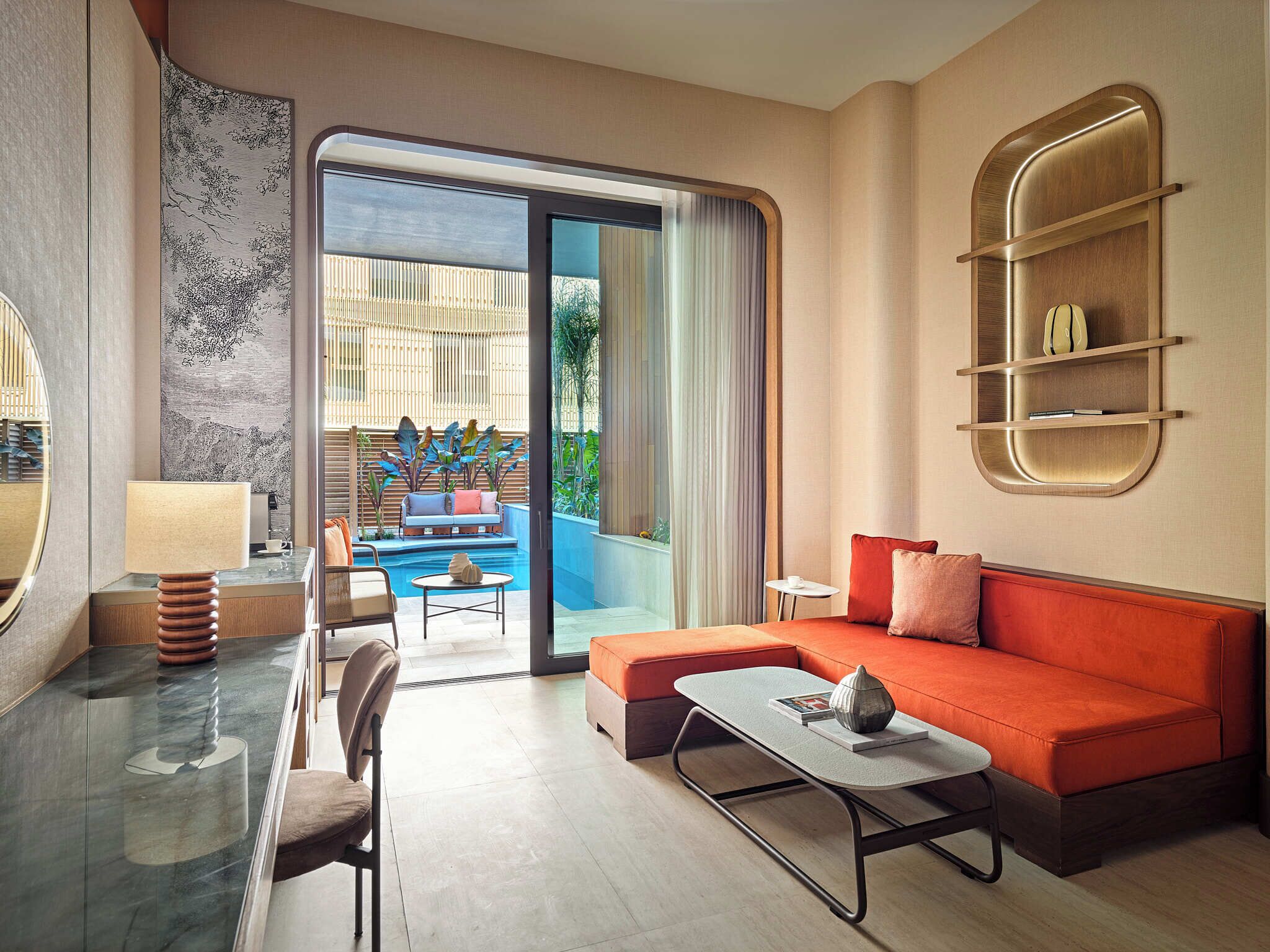 Premium bedding, free minibar, in-room safe, desk