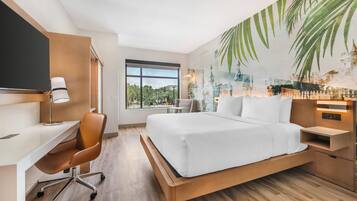 Habitación, 1 cama King size, con acceso para personas discapacitadas (Roll-In Shower) | Ropa de cama de alta calidad y camas con efecto memoria