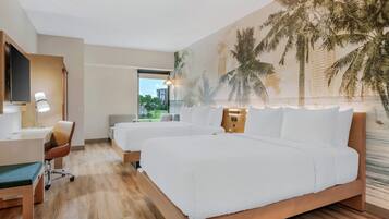 Standard Room, 2 Queen Beds, Non Smoking | Premium bedding, memory-foam beds, individually decorated