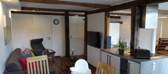Apartment 'Kleeblatt' with Private Terrace, Shared Garden and Wi-Fi