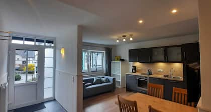 Ferienwohnung 'Weinlaube' mit Privatterrasse, Gemeinschaftsgarten und Wi-Fi