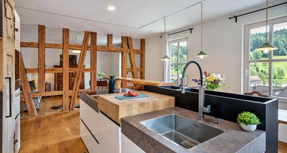 Apartment 'Lehrerzimmer' with Mountain View, Shared Terrace and Wi-Fi