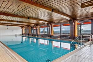 Indoor pool, a heated pool