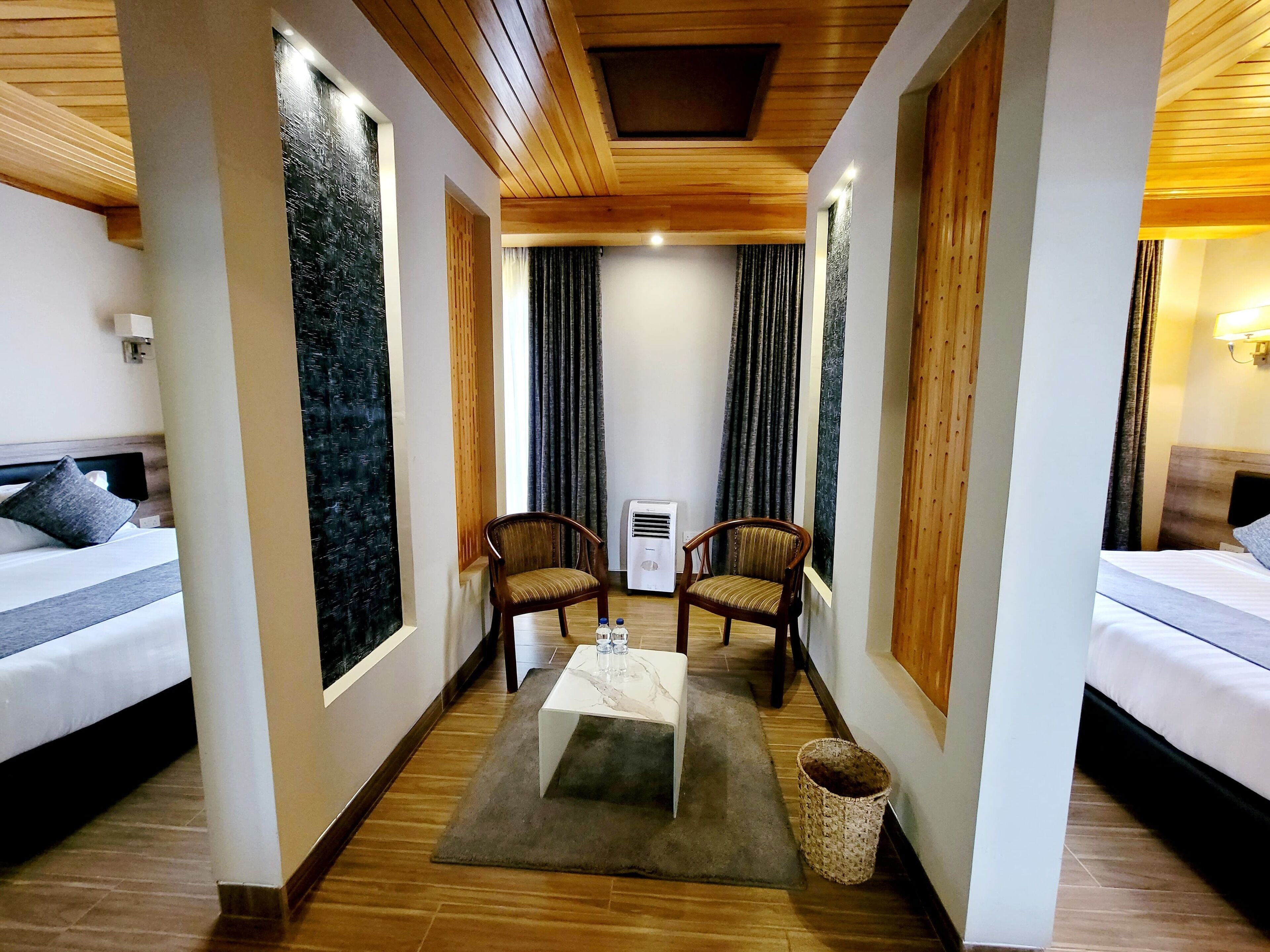 Desk, laptop workspace, soundproofing, iron/ironing board