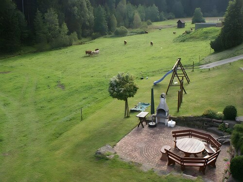 Apartment '40m²' with Mountain View, Shared Garden and Wi-Fi