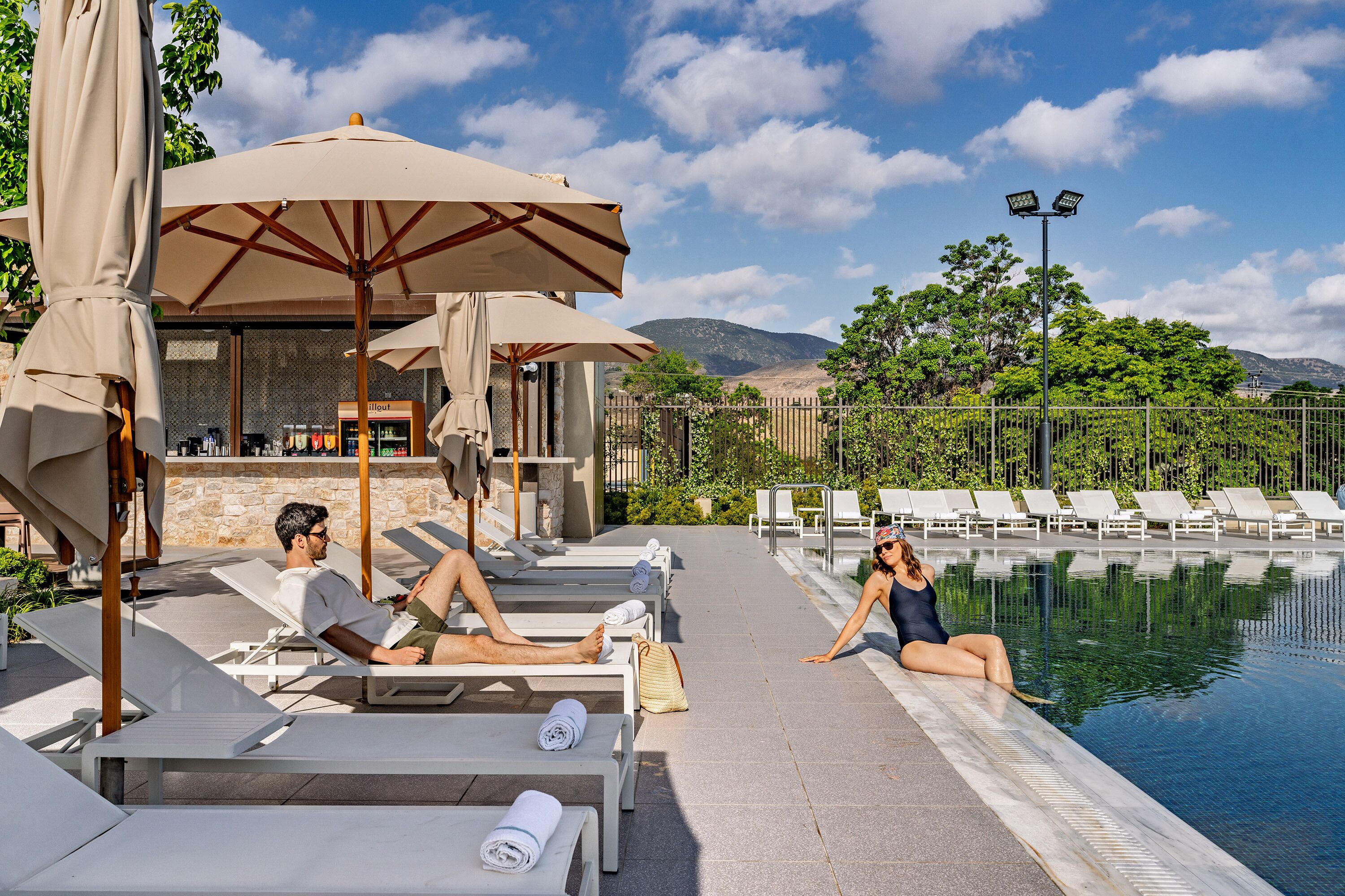 Alberca al aire libre 