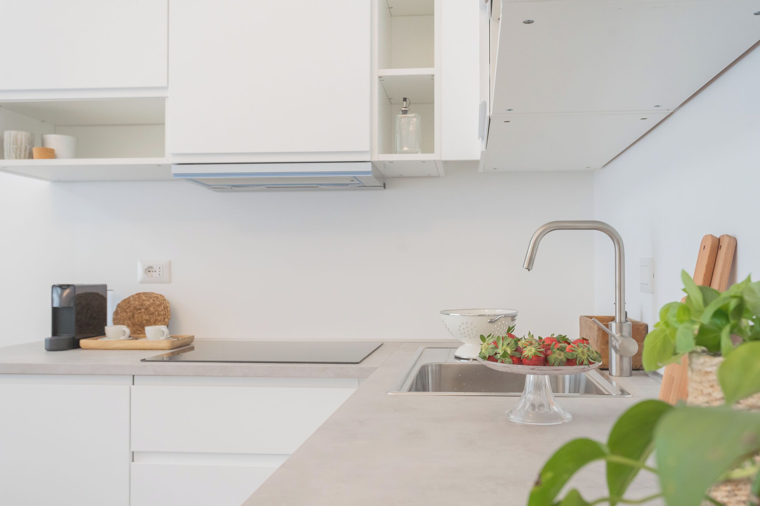 Apartment (1 Bedroom) | Private kitchenette | Fridge, microwave, oven, espresso maker