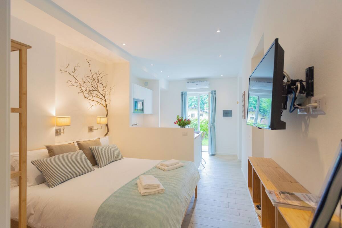 อพาร์ทเมนท์ (Enchanted Como Lake - Apartment 2) | 1 ห้องนอน, พื้นที่ทำงานแบบใช้แล็ปท็อป, เตารีด/โต๊ะรีดผ้า, Wi-Fi ฟรี